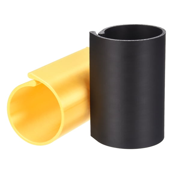 Uxcell 2Pcs Diamond Art Painting Canvas Holder, Diamond Art Storage Rolls Anti-Roll Canvas Rings Organizer Painting Roller Bracket 3D Printing for DIY Craft Tool Accessories, Black/Gold