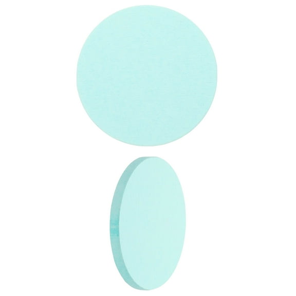 Uxcell 2Pcs Diatomite Coasters, 3.9" Round Instant Drying Water Absorbing Stone Tray Diatomaceous Coasters Set of 2 for Desk Cups Drinks Cosmetic Bottles Soap, Green