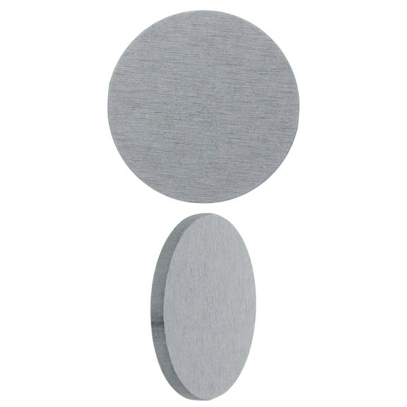 Uxcell 2Pcs Diatomite Coasters, 3.9" Round Instant Drying Water Absorbing Stone Tray Diatomaceous Coasters Set of 2 for Desk Cups Drinks Cosmetic Bottles Soap, Grey