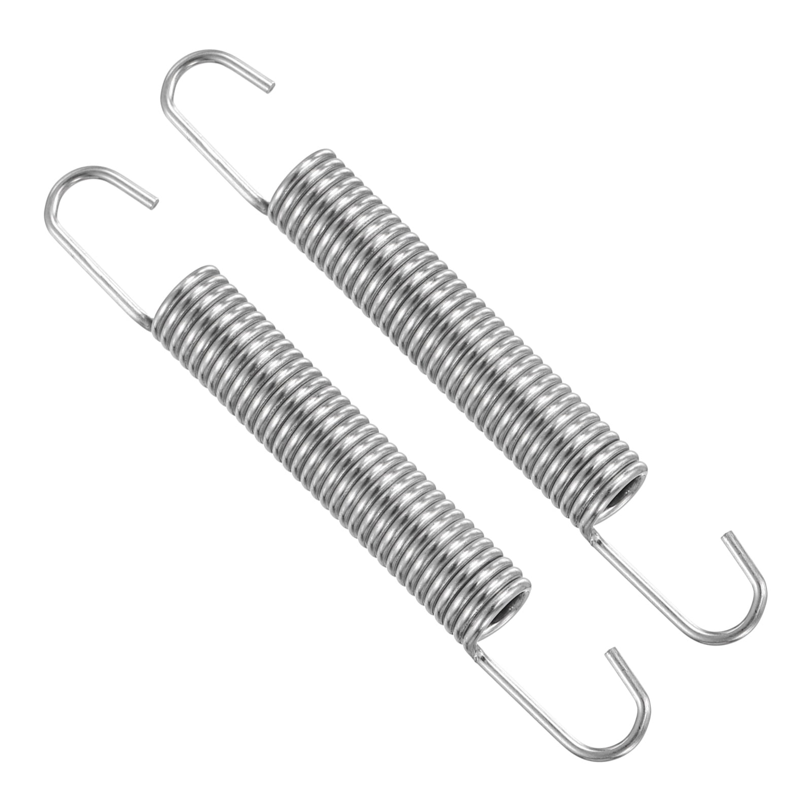 Uxcell 2Pcs Extension Spring, Stainless Steel Small Springs with Dual ...