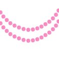 thumbnail image 1 of Uxcell 2Pcs Felt Ball Garland Pink Pom Pom Garland Handing Balls 8.2 Feet Long 24 Balls for Christmas, 1 of 6