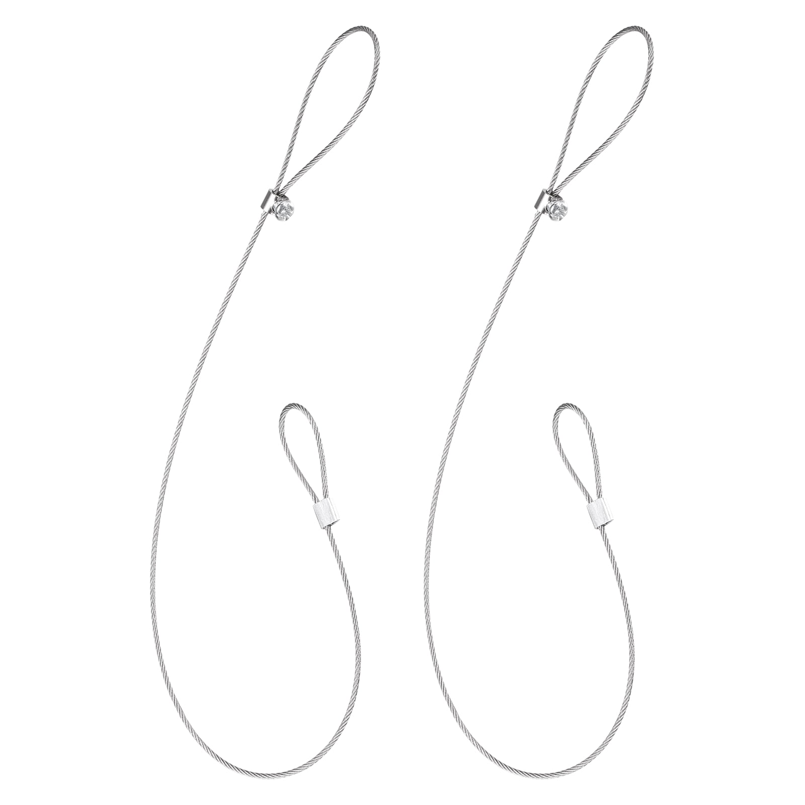 Uxcell 2Pcs Gate Latch Cable Pull, 15 Inch Stainless Steel Adjustable ...