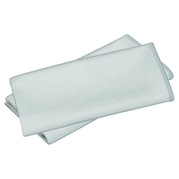 Uxcell 2Pcs Glass Polishing Cloth, 11.8x11.8" Microfiber Cleaning Cloths Lint & Streak Free Quickly Drying Towels for Glassware, Cars, Glasses, Phone Screens, Sunglasses, Gray