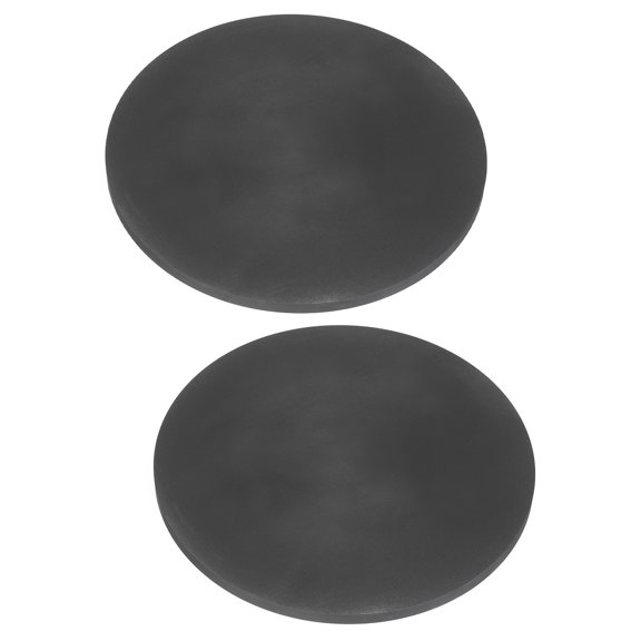 Uxcell 2Pcs Graphite Block 150x6mm(Dia.xT) High Purity Milling Surface, Round EDM Graphite Electrode Plate Board, High Temperature & Corrosion Resistant for Melting Casting, Electrolysis