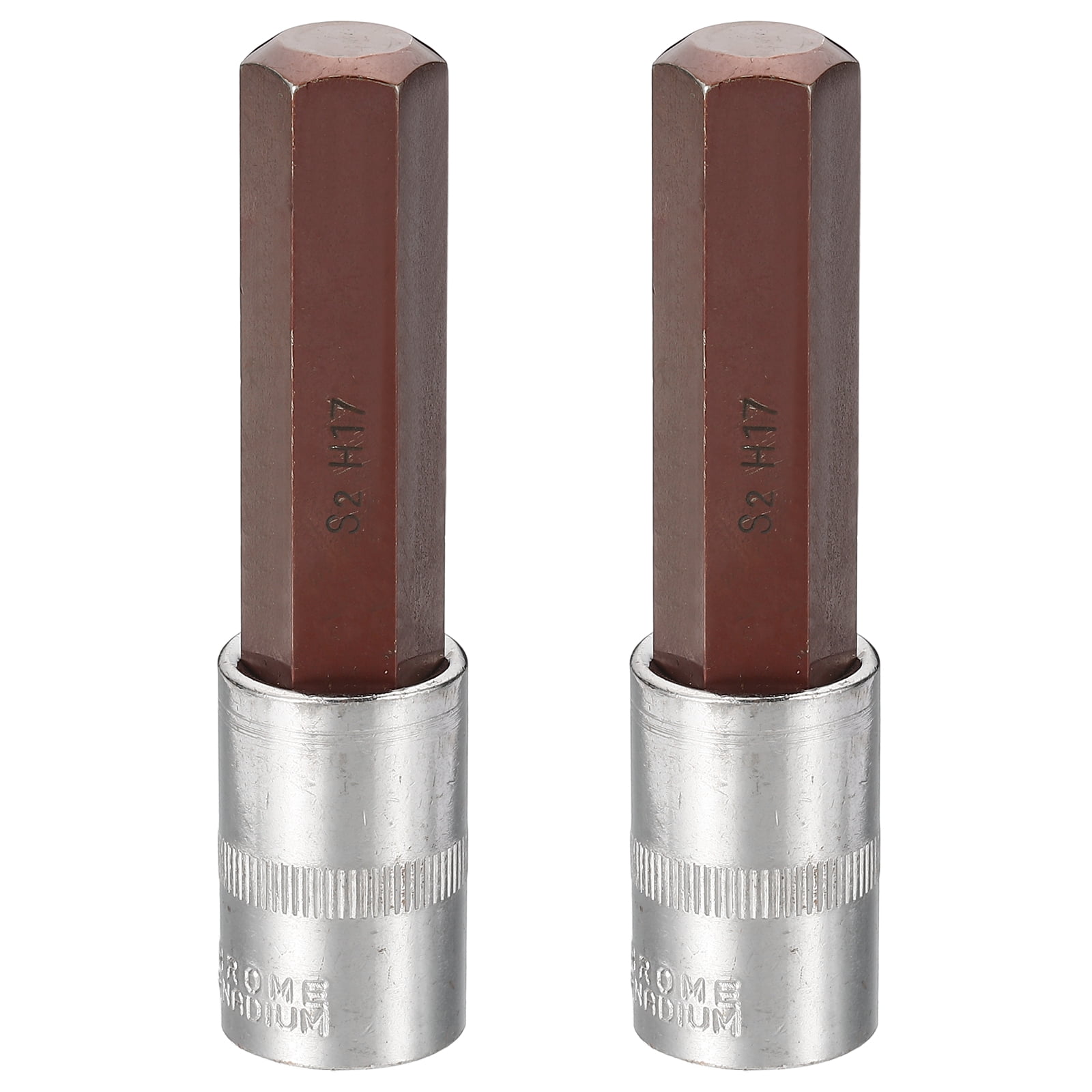 Uxcell 2Pcs Hex Bit Socket 1/2