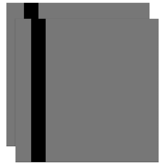 Uxcell 2Pcs Laser Engraving Sheet, 11.8x11.8" Double Color ABS Plastic Engraved Sheet Material for Plate Custom Craft Name Sign Badge Office Label DIY, Gray/Black