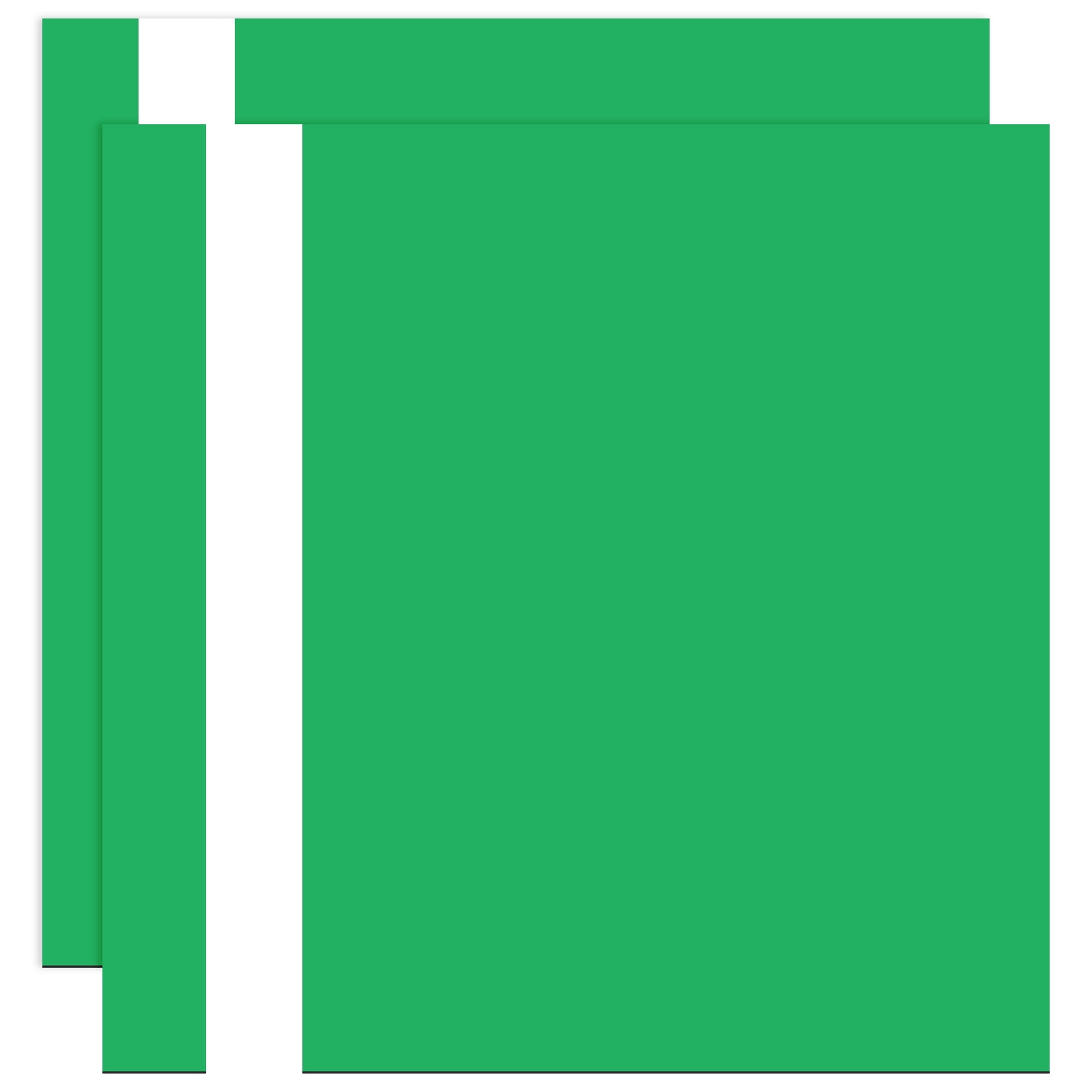Uxcell 2Pcs Laser Engraving Sheet, 11.8x11.8" Double Color ABS Plastic Engraved Sheet Material for Plate Custom Craft Name Sign Badge Office Label DIY, Green/White