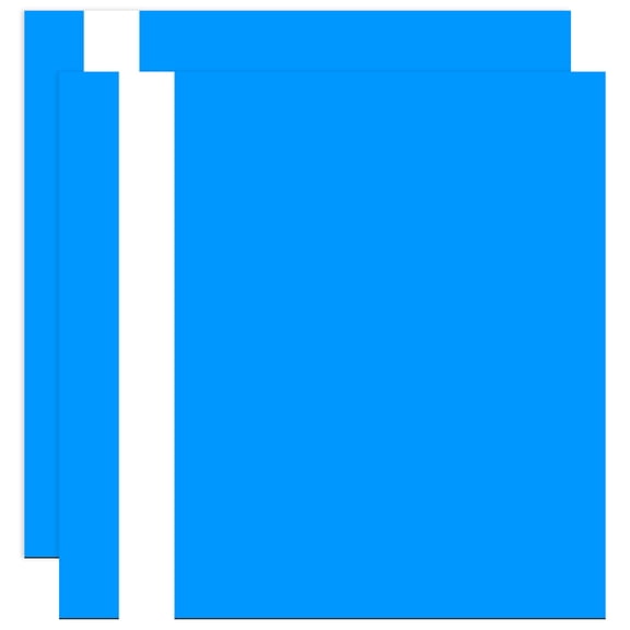 Uxcell 2Pcs Laser Engraving Sheet, 11.8x11.8" Double Color ABS Plastic Engraved Sheet Material for Plate Custom Craft Name Sign Badge Office Label DIY, Sky Blue/White