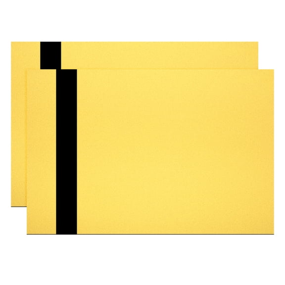Uxcell 2Pcs Laser Engraving Sheet, 11.8x7.9" Double Color ABS Plastic Engraved Sheet Material for Plate Custom Craft Name Sign Badge Office Label DIY, Gold/Black