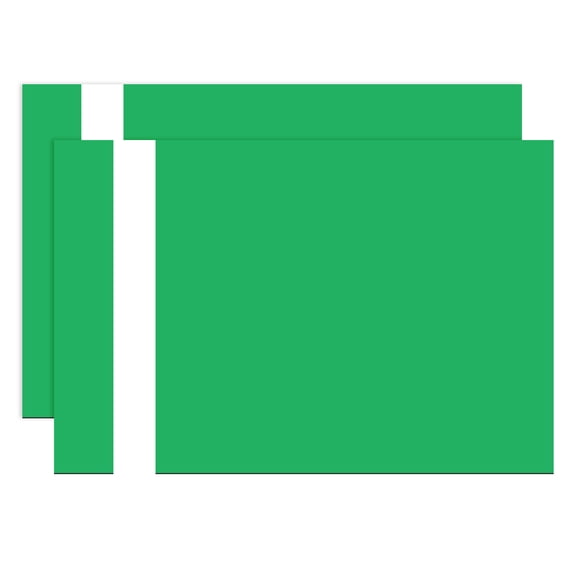 Uxcell 2Pcs Laser Engraving Sheet, 11.8x7.9" Double Color ABS Plastic Engraved Sheet Material for Plate Custom Craft Name Sign Badge Office Label DIY, Green/White