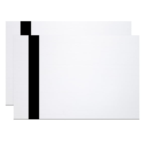 Uxcell 2Pcs Laser Engraving Sheet, 11.8x7.9" Double Color ABS Plastic Engraved Sheet Material for Plate Custom Craft Name Sign Badge Office Label DIY, Silver/Black