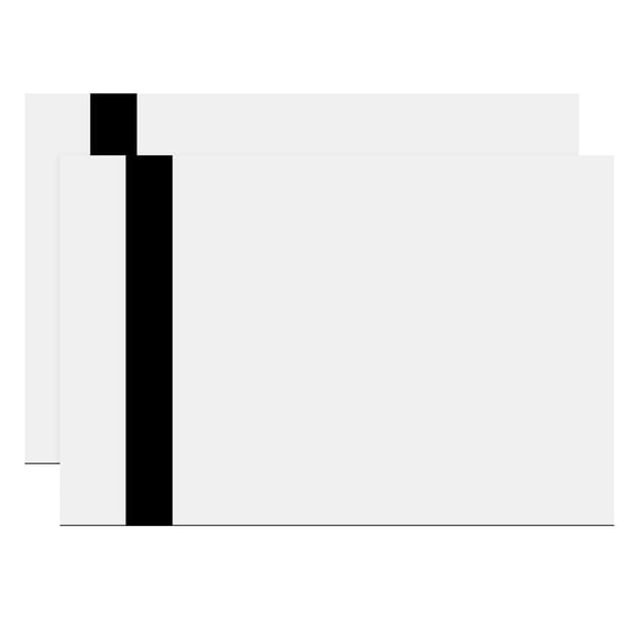 Uxcell 2Pcs Laser Engraving Sheet, 11.8x7.9" Double Color ABS Plastic Engraved Sheet Material for Plate Custom Craft Name Sign Badge Office Label DIY, White/Black