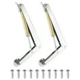 thumbnail image 1 of Uxcell 2Pcs Lid Support Hinge, 150N Gas Struts Soft Close Folding Lid Stay Hinges, 1 of 6