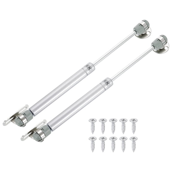 Uxcell 2Pcs Lid Support Hinge, 40N Gas Struts Lid Stay Hinges with Fixing Plate