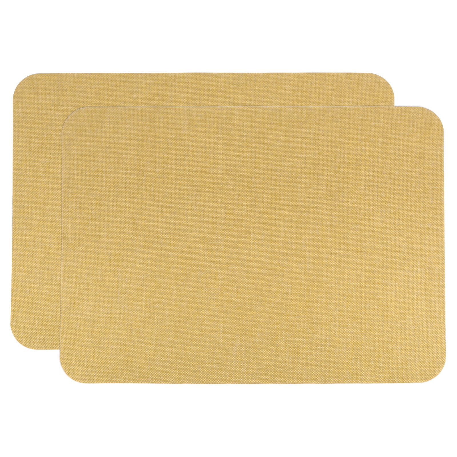 Uxcell 2Pcs Linen Fabric Patches 8" x 11" Self-Adhesive Fine Linen Repair Tape for Upholstery Furniture Mustard
