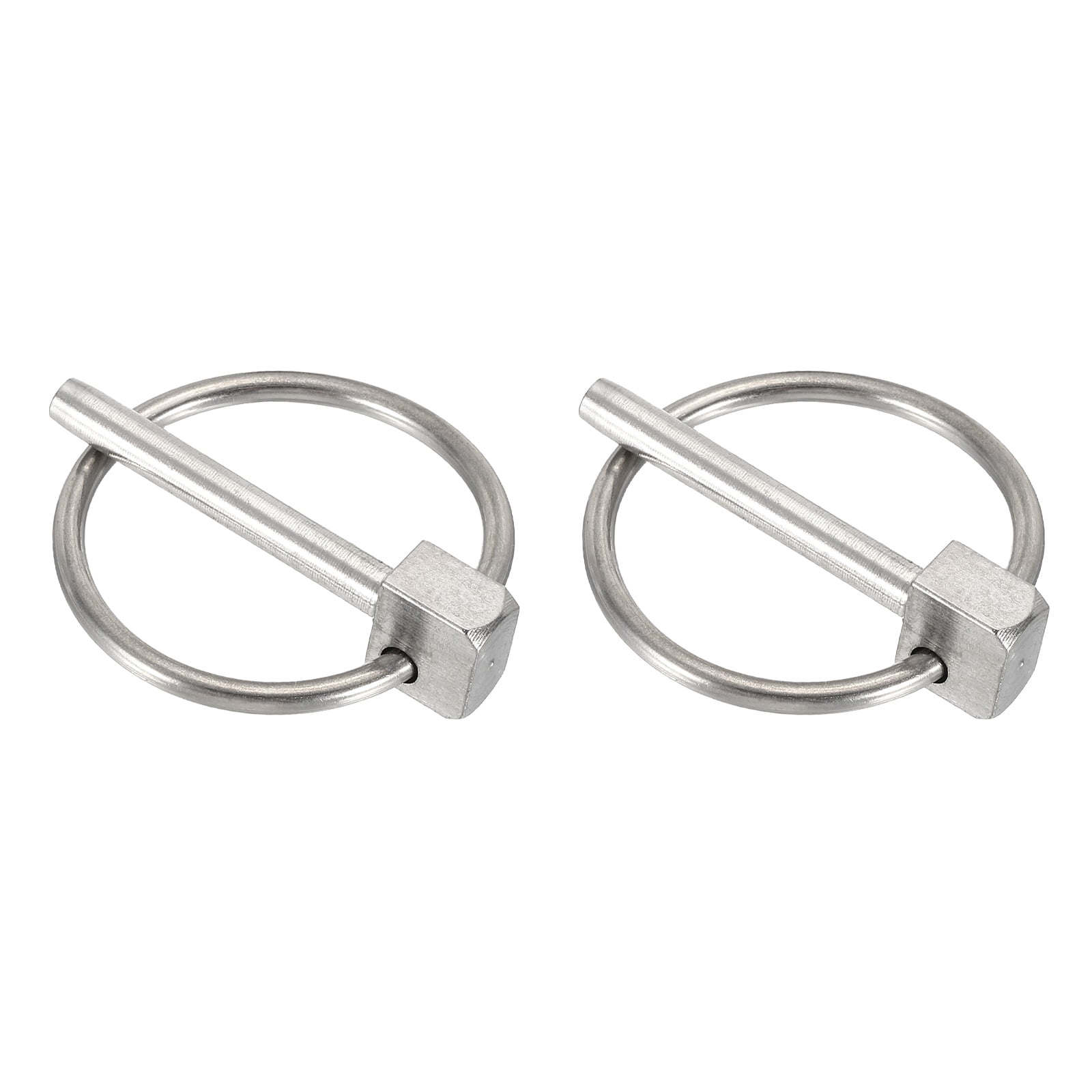 Uxcell 2Pcs Lynch Pin with Ring (5/32