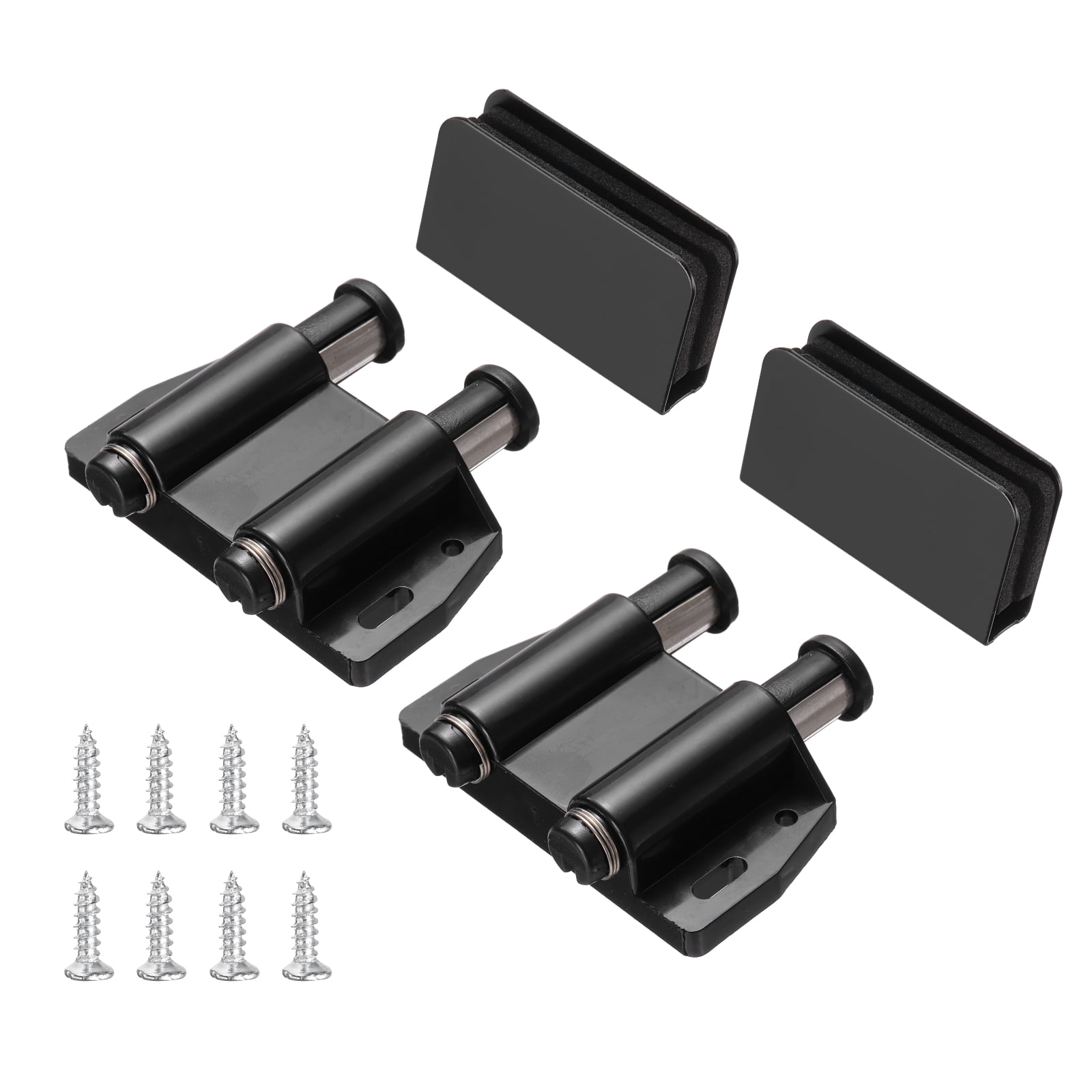 Uxcell 2Pcs Magnetic Touch Push Open Latch, Glass Door Catch Latch ...