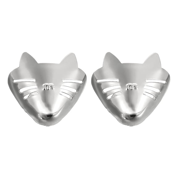 Uxcell 2Pcs Metal Shoes Pointed Protector Caps for High Heel Repair and Decoration Silver Tone