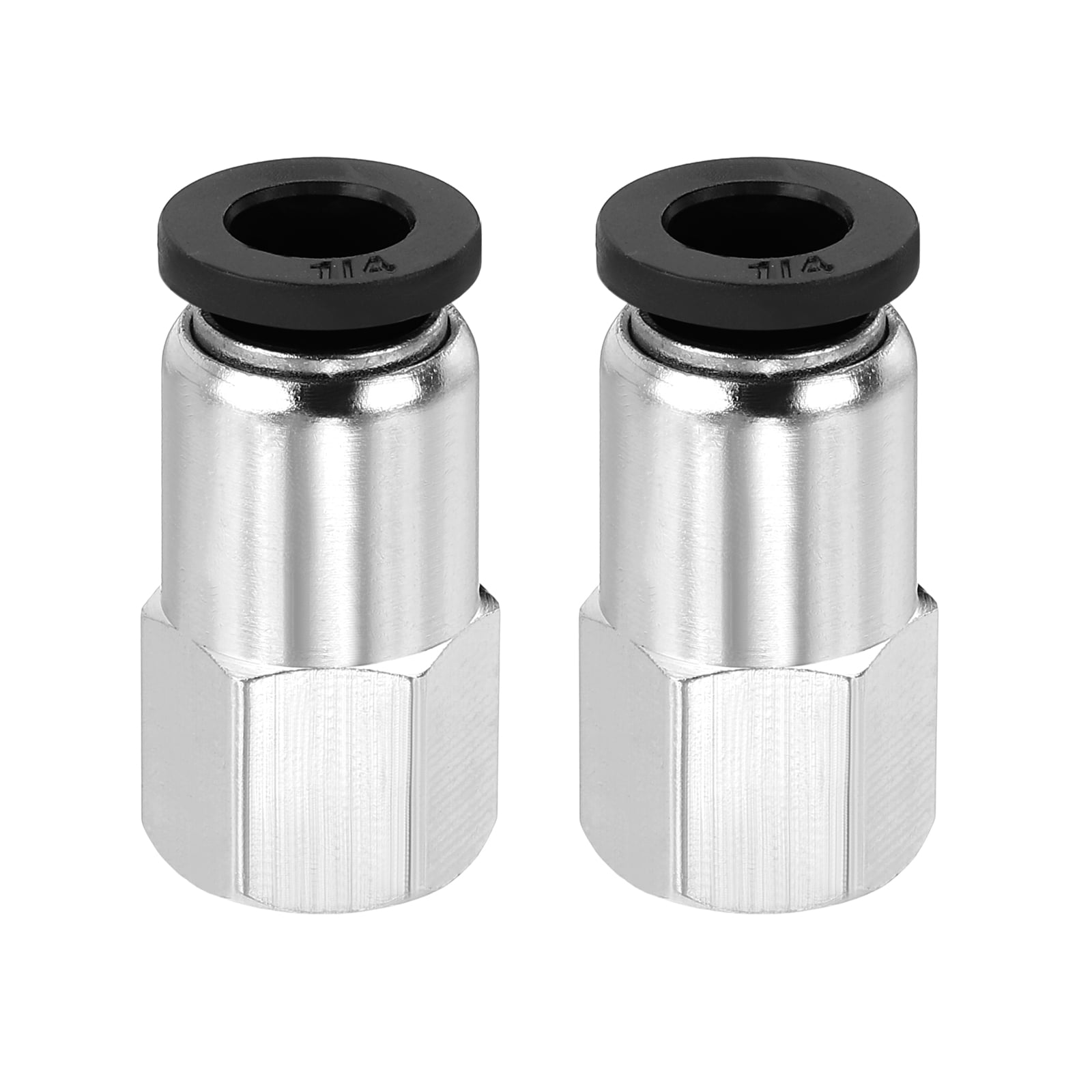 Uxcell 2Pcs NPT Female 1/4 inch Tube OD x 1/8