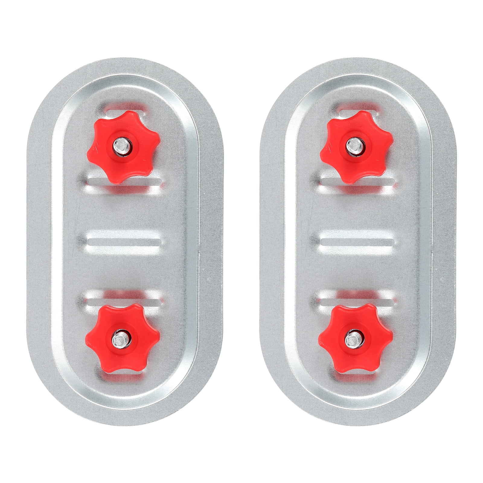 Uxcell 2Pcs Rectangular Duct Access Door, 7" x 3" Square Duct Maintenance Access Door Galvanized Steel Ducting Cover with Rubber Gasket Adjustable Knobs for HVAC Duct Inspection, Silver