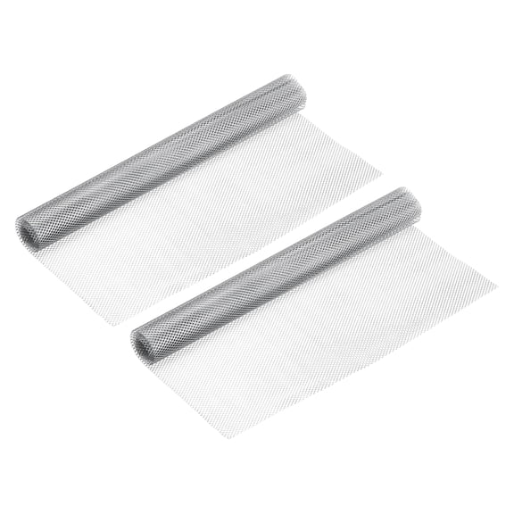 Uxcell 2Pcs Sculpting Wire Mesh, 12" x 3ft Aluminum Wire Mesh Roll for Sculpting Modeling Arts Crafts Clay DIY Projects Model Train Scenery Jewelry Masks Home Decor Art, Silver