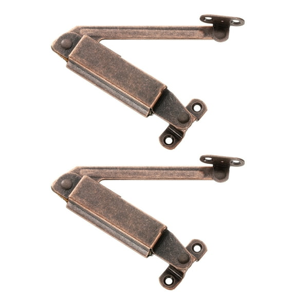 Uxcell 2Pcs Self-Balancing Lid Support Hinges, Iron Hinges Support Left & Right, 7.87 Inch, Support Hinges for Box