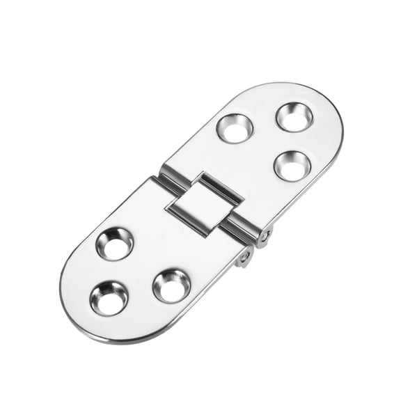 Uxcell 2 Pcs Sewing Aircraft Table Folding Flip Hinge, Zinc alloy Chrome Plating Finish