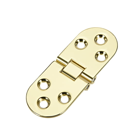 Uxcell Sewing Machine Table Folding Flip Hinge Zinc alloy Chrome Plating Finish 2 Pcs