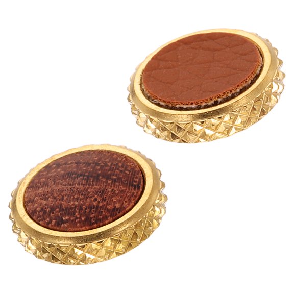 Uxcell 2Pcs Shutter Button (Light Brown / Brown) - Upscale Delicate, Camera Soft Release Button Brass Threaded Soft Release, for Fuji
