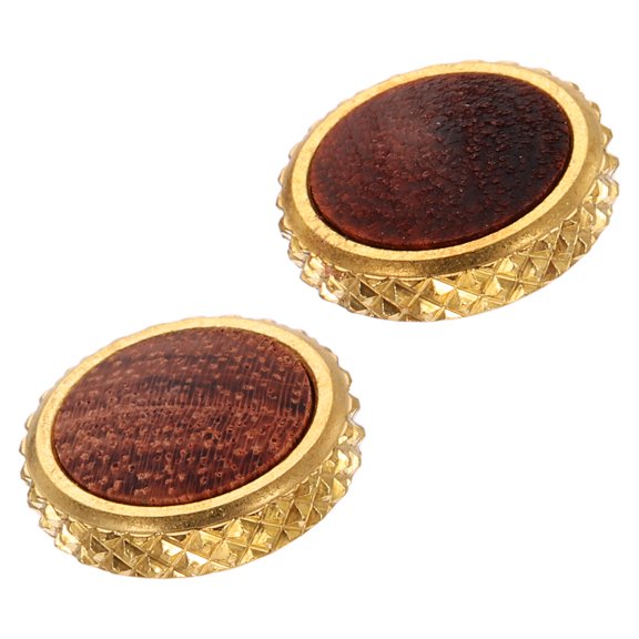 Uxcell 2Pcs Shutter Button (Light Brown / Red Brown) - Upscale Delicate, Camera Soft Release Button Brass Threaded Soft Release, for Fuji