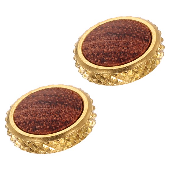 Uxcell 2Pcs Shutter Button (Light Brown) - Upscale Delicate, Camera Soft Release Button Brass Threaded Soft Release, for Fuji
