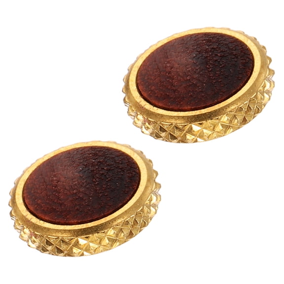 Uxcell 2Pcs Shutter Button (Red Brown) - Upscale Delicate, Camera Soft Release Button Brass Threaded Soft Release, for Fuji