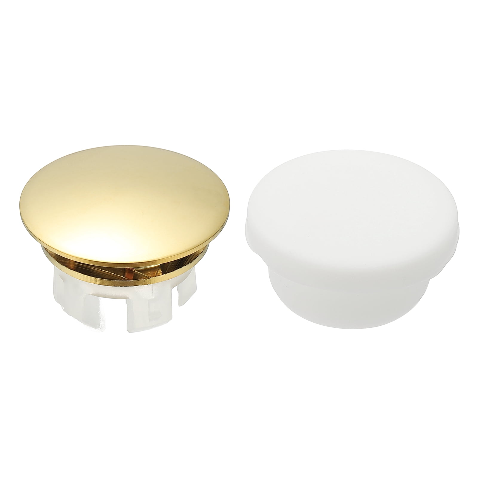 Uxcell 2Pcs Sink Overflow Ring, Universal Sink Overflow Drain Cover ...