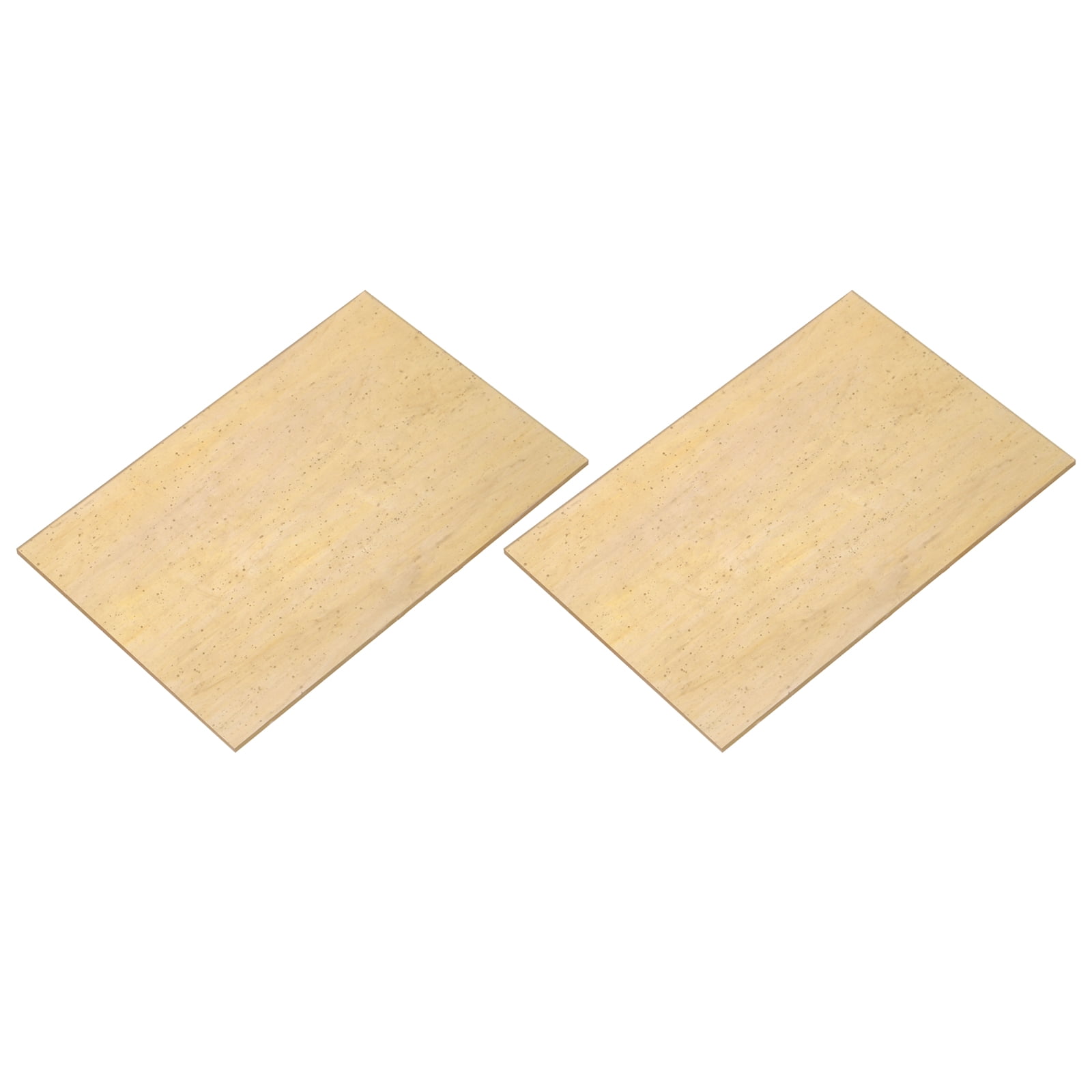 Uxcell 2Pcs Stained Glass Sheet Mosaic Tile Stained Glass Sheets for Crafts DIY Art Project Apricot
