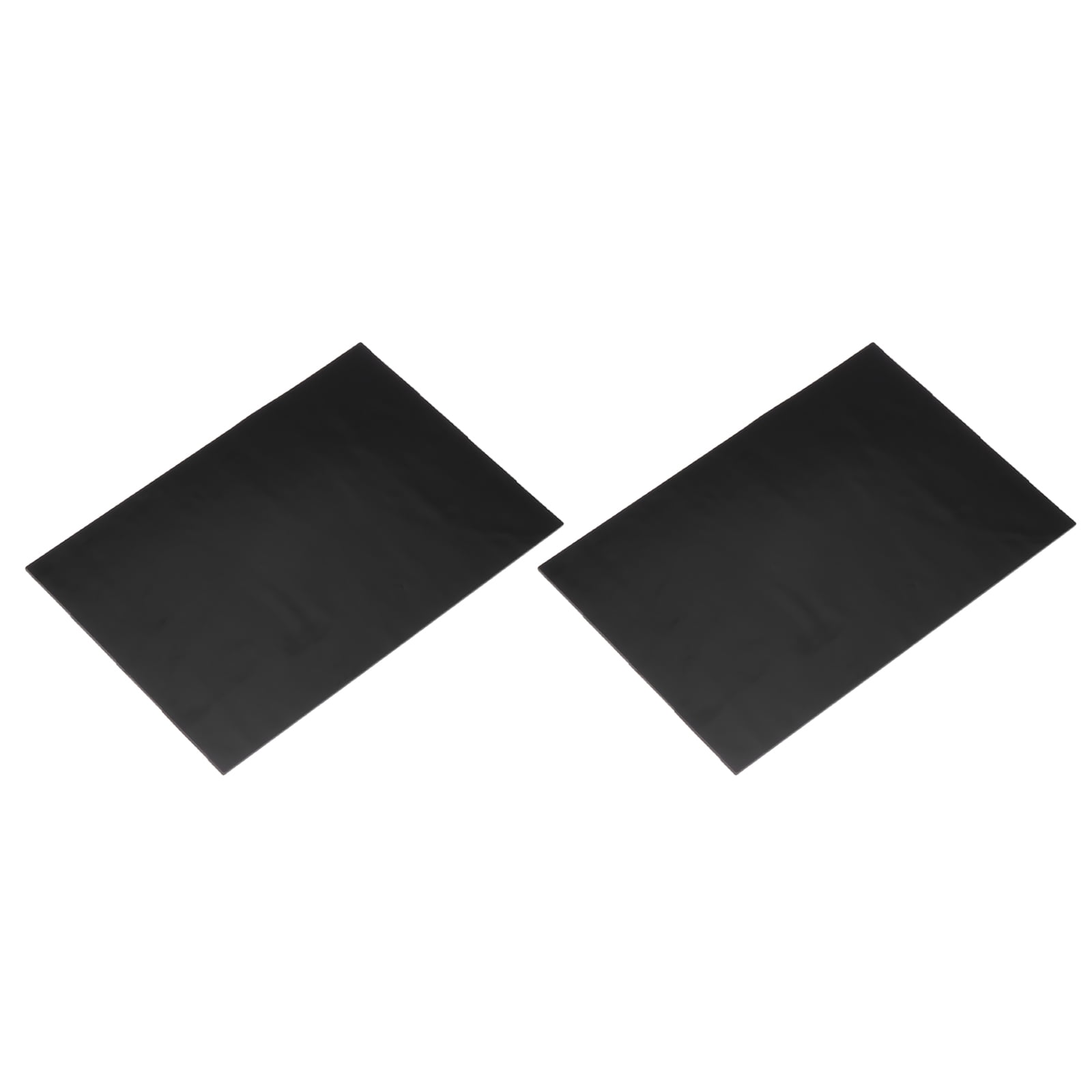 Uxcell 2Pcs Stained Glass Sheet Mosaic Tile Stained Glass Sheets for Crafts DIY Art Project Black