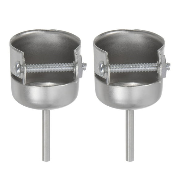 Uxcell 2Pcs Steel Heat Gun Nozzle 3mm Carbon Steel Replacement Accessory Repair Tool for 850 Hot Air Soldering Station