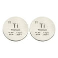 thumbnail image 1 of Uxcell 2Pcs Titanium Disc, 0.8 inch Ti Density Circle Sheets Plates High Density Element Cube Unique Metal Periodic Table for Collections Lab Experiment Chemistry Teacher Scientific, 1 of 6