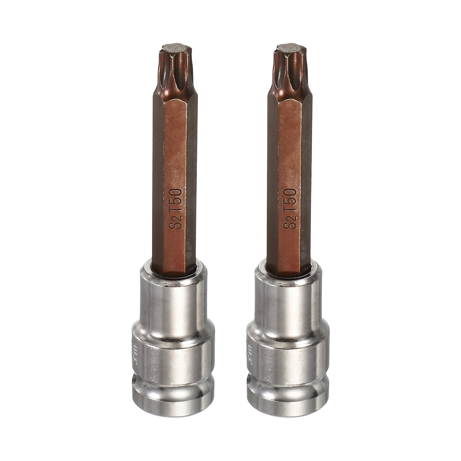 Uxcell 2Pcs Torx Bit Socket 1/2