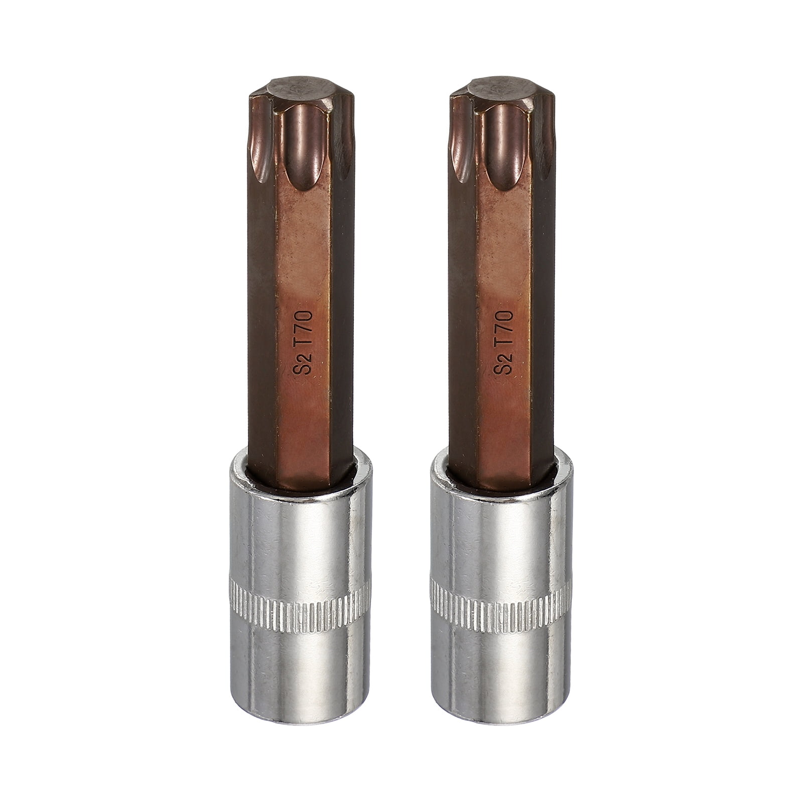 Uxcell 2Pcs Torx Bit Socket 1/2