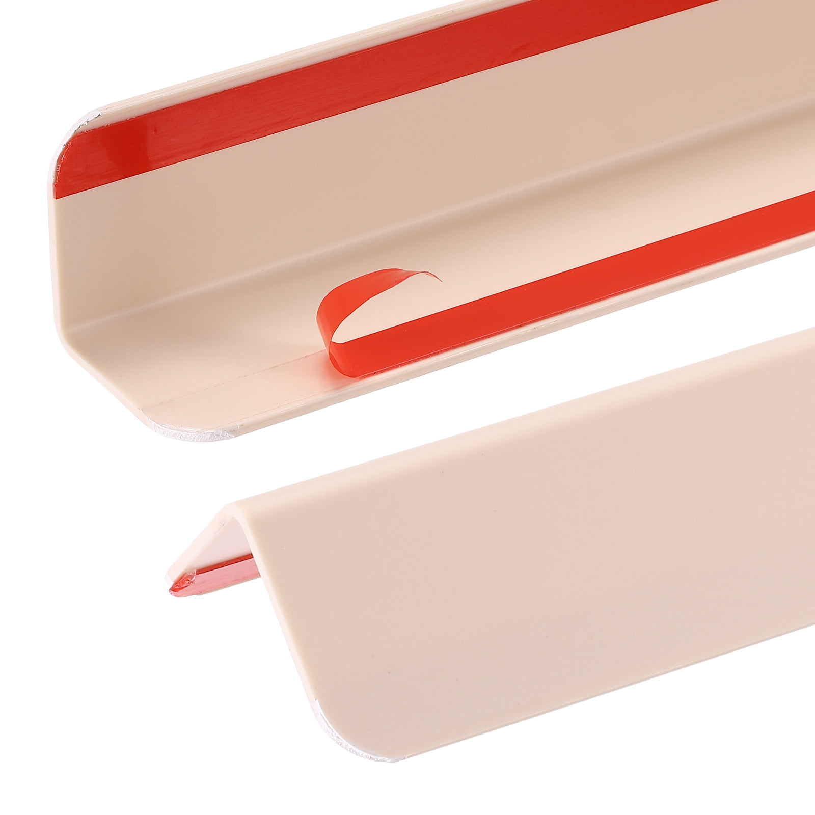 Uxcell 2Pcs Wall Corner Protector, 50cm x 4cm Self Adhesive Corner Guards for Door Wall Table Cabinet, Beige