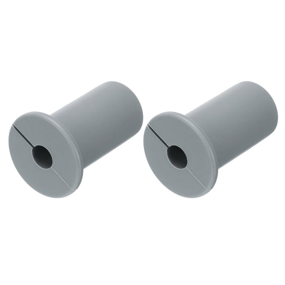Uxcell 2Pcs Wall Grommets for Cables 3/4 Inch Silicone Cable Wall Bushing Feed Cable Routing Kits with 7mm Hole, Grey