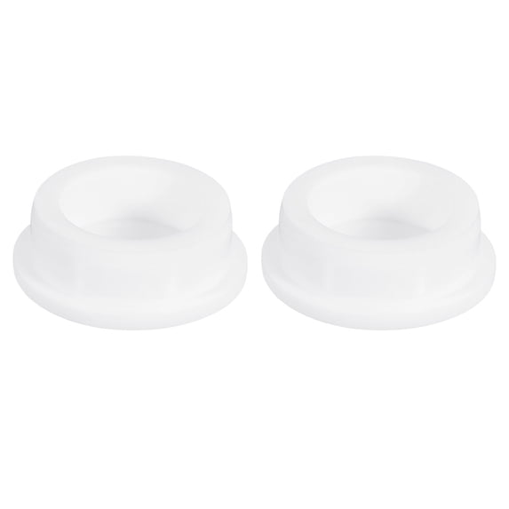 Uxcell 2Pcs White Plug Holes,Rubber Button Plug for 40-41.3mm/1.57-1.63" Hole