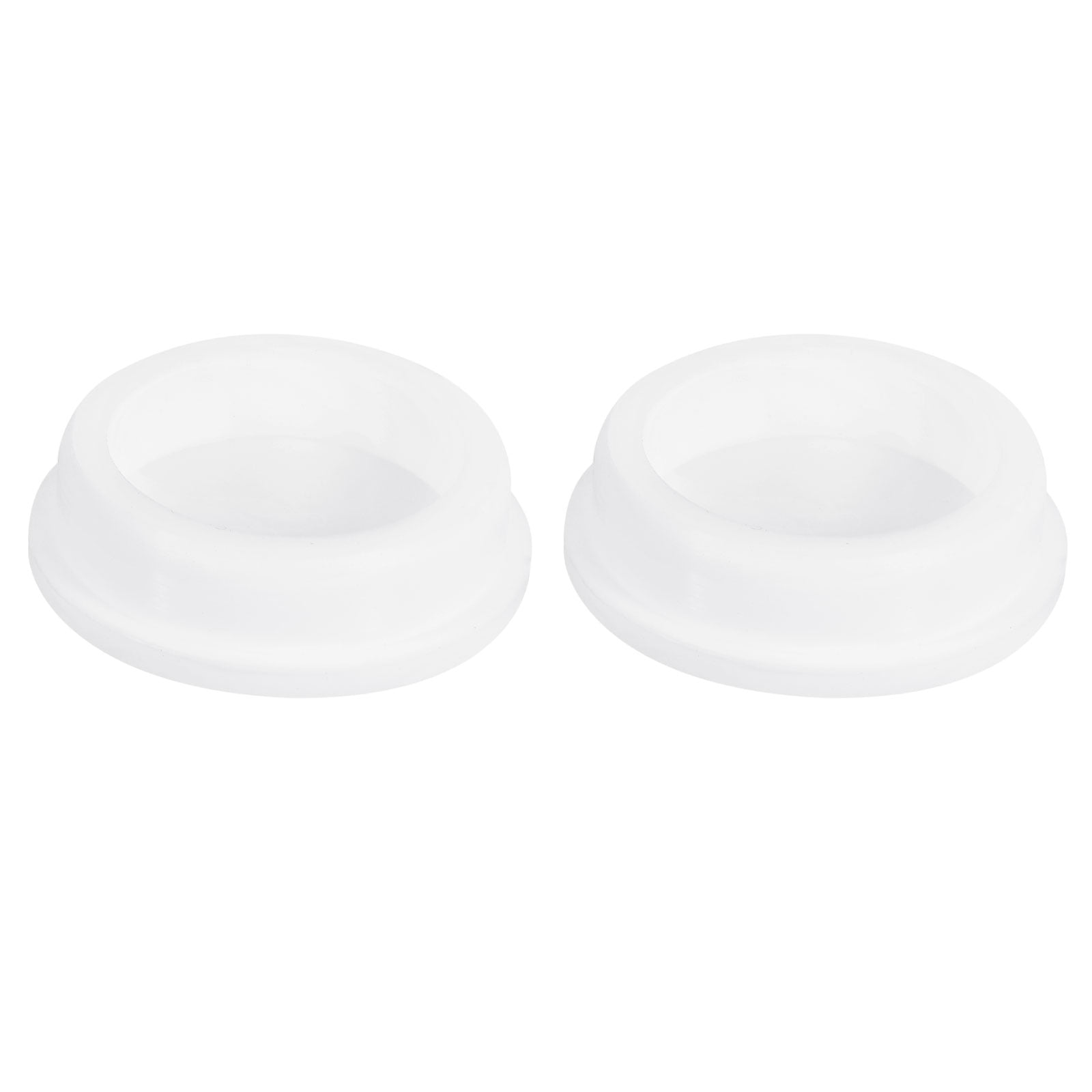 Uxcell 2Pcs White Plug Holes,Rubber Button Plug for 51-52mm/2.01-2.05 ...