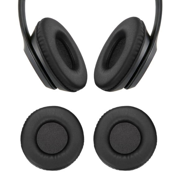Uxcell 2Pcs Wireless Ear Pads Replacement Cushions (4.3 Inch) - Universal High Density, Soft Headphone Disposable Covers for Music/Gaming, Fits Most Standard Size Telephone, Black