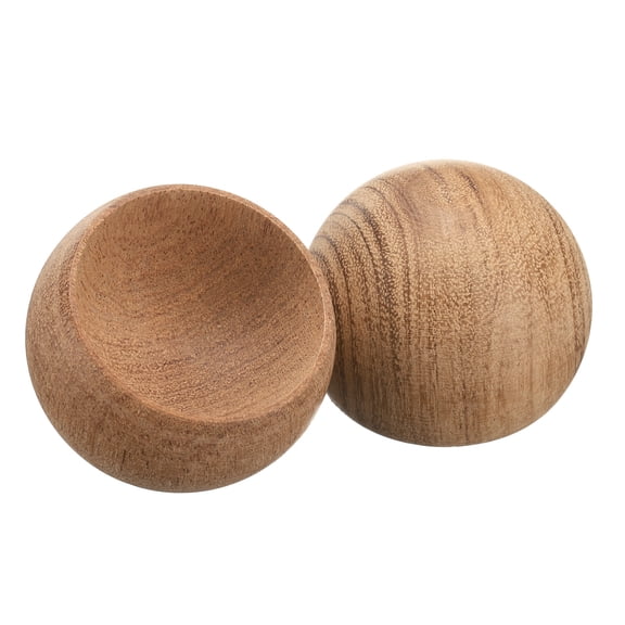 Uxcell 2Pcs Wood Essential Oil Diffuser, Rosewood Wobble Car Diffuser for Essential Oils Small Wooden Aroma Scent Diffuser for Car, Home, and Office