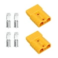 thumbnail image 1 of Uxcell 2Set Battery Power Connector,50A 6/8/10/12AWG Wire Harness Plug Kit, Yellow, 1 of 6