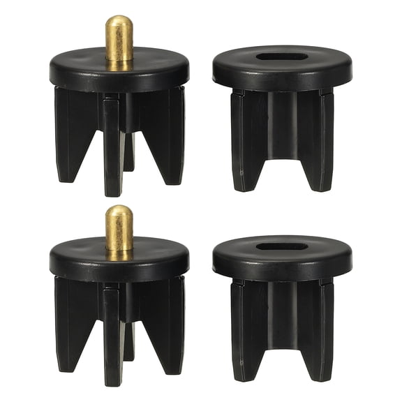 Uxcell 2Set Replacement Shade Parts Clutch Plug, 1.5 Inch Roller Blind Repair Kit Universal Blind Replacement Parts, Black, 28mm Clutch Plug