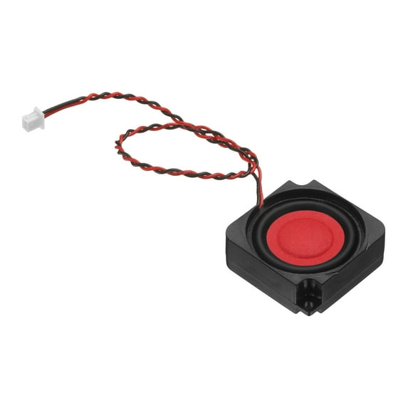 Uxcell 2W 8Ω Mini Speaker, 1PCS Full-Range Portable Micro Loudspeaker, Black Red