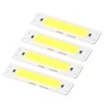 thumbnail image 1 of Uxcell 2W DC 3 3.7V LED Chip Bulb,Aluminum COB Lamps Bulb White Light 6500K 200LM 400mA 60x15mm for Home Reading 4 Pack, 1 of 6