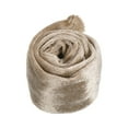 thumbnail image 1 of Uxcell 2ft Chandelier Chain Cord Cover, 1 Pcs Velvet Cloth Fabric Chain Sleeve Decorative Cord Covers for Chandelier Wires Swing Cable, Zipper Style, Beige, 1 of 7